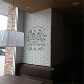 咖啡馆墙体彩绘