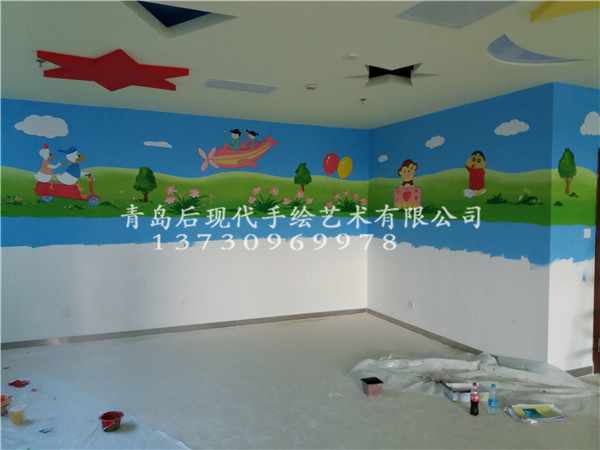 青岛墙体手绘