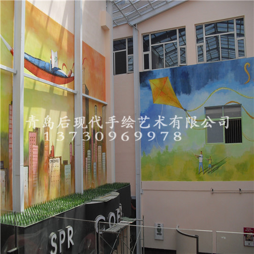 青岛墙体彩绘